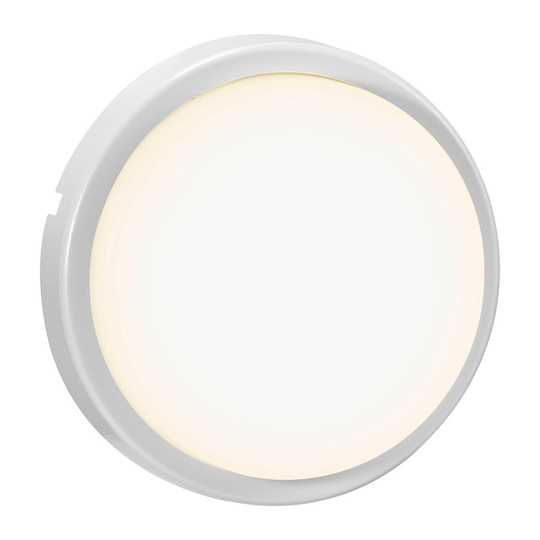 LED-utomhusvägglampa Cuba Bright, Ø 17,5 cm
