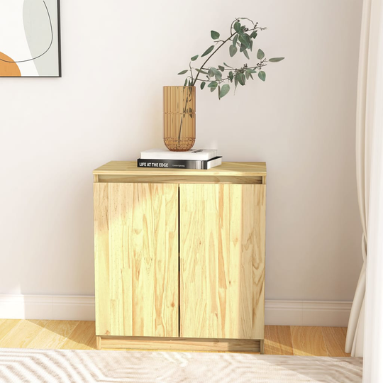 vidaXL Skänk 60x36x65 cm massiv furu
