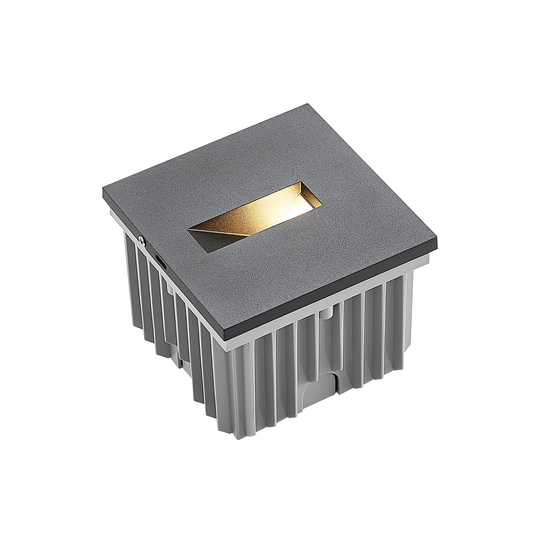 Arcchio Lanti infälld vägglampa, svart, G9, IP65
