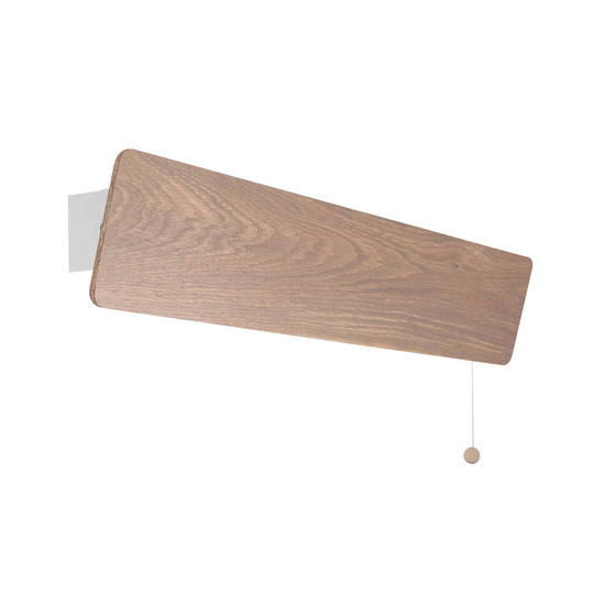 LED-vägglampa Oslo, bredd 68 cm, ek ljus