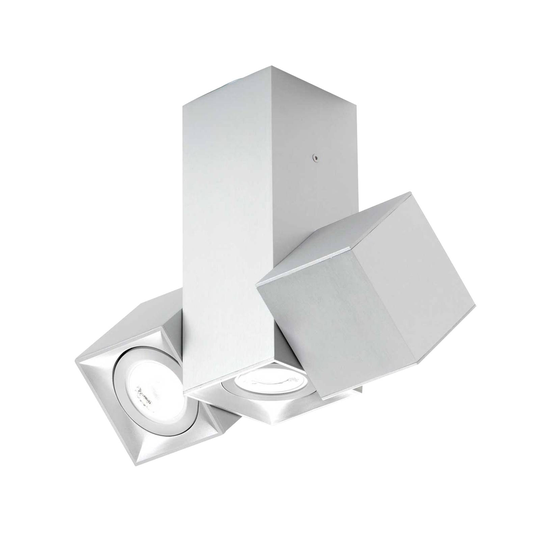 Milan Dau spot taklampa 3 lampor aluminium