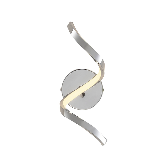 Lindby Seriala LED-vägglampa i vriden design
