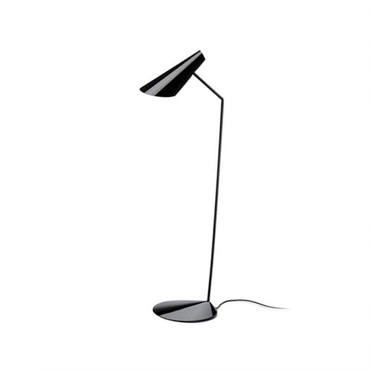 Vibia I.Cono Golvlampa Blank Svart
