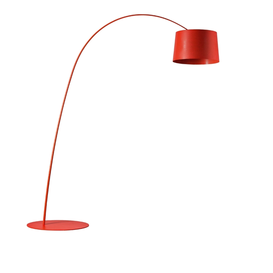Twiggy - Golvlampa, Djupröd, Med LED-lampa