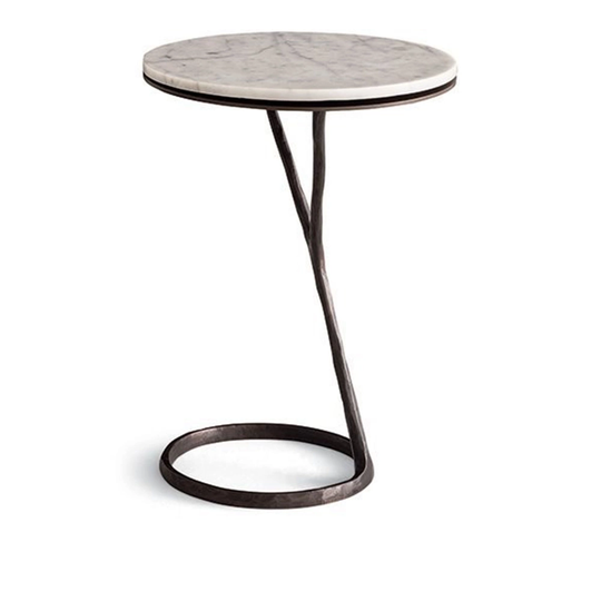 Ilda Coffee Table TID039 Bronzed Brass, Top: Glossy Blu Lapislazzuli