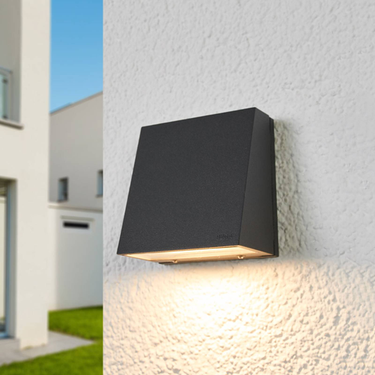 BEGA 22215K3 utomhusvägglampa grafit 3 000 K 9 cm