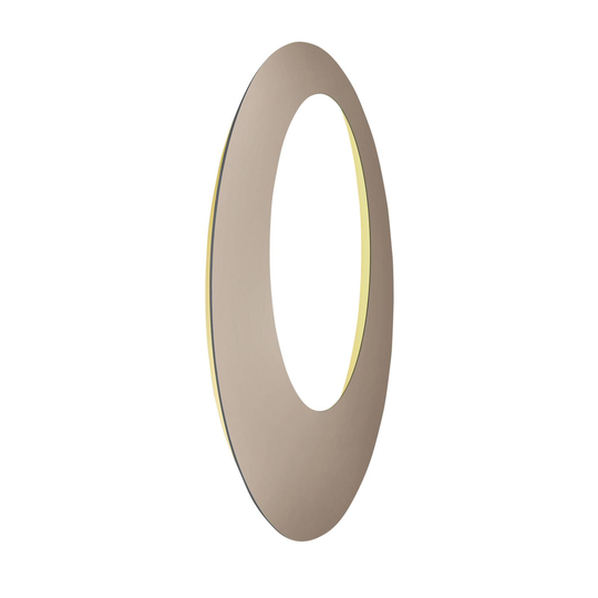 Escale Blade Open LED-vägglampa grå Ø 95 cm