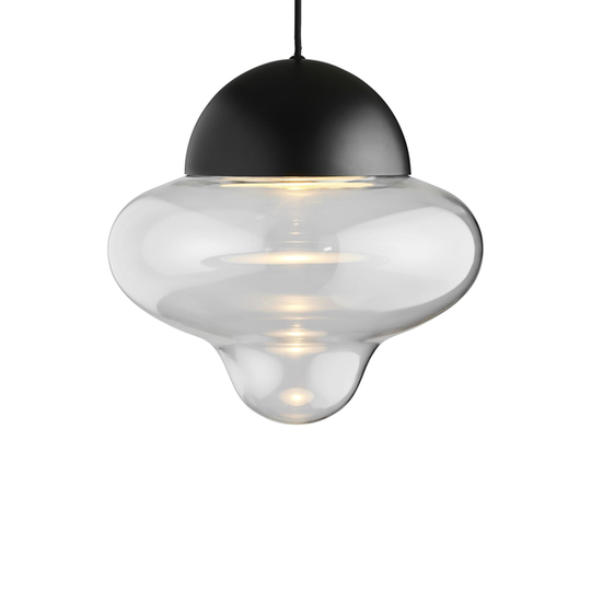 Design By Us Nutty XL Taklampa Transparent/ Svart