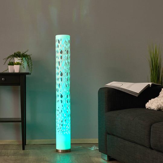 ELC Craig LED-golvlampa, RGB-lampa, fjärrkontroll