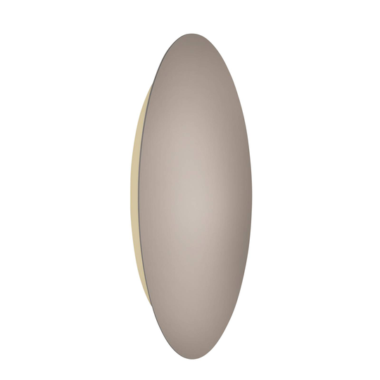 Escale Blade LED-vägglampa, taupe, Ø 95 cm