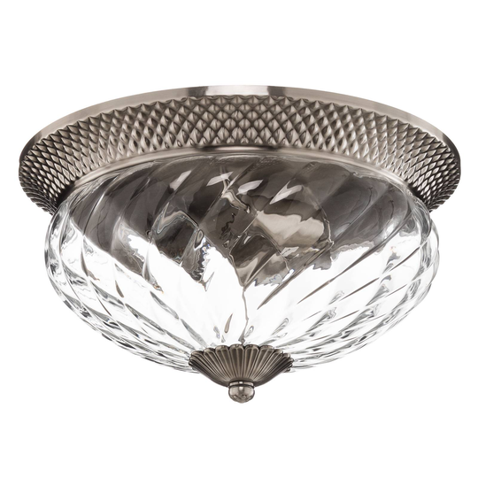 Taklampa Plantation nickel antikt, 40,6cm