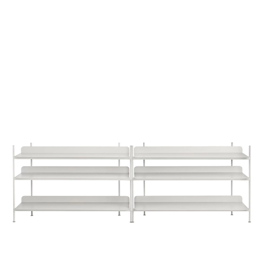 Compile Shelving System/Configuration 6, Grey