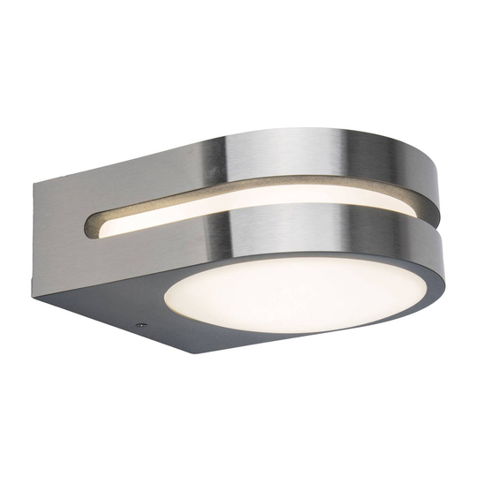 LED-utomhusvägglampa Fancy, rostfritt stål