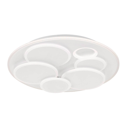 LED-taklampa Dots, tunable white, dimbar