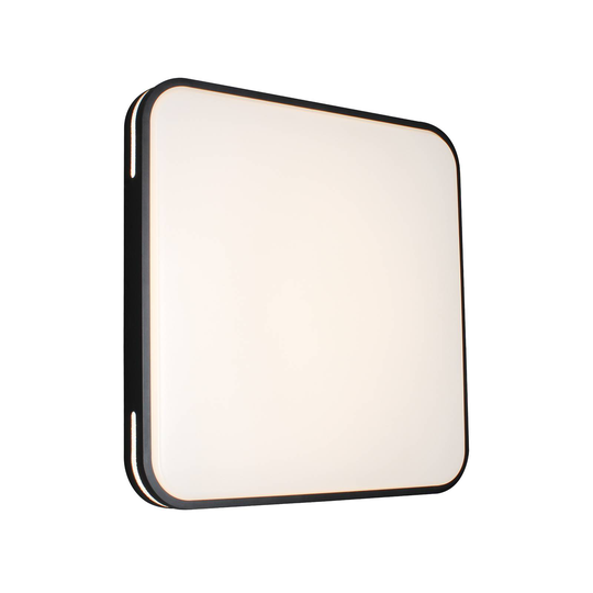 LED-taklampa Tetra med CCT-funktion, svart