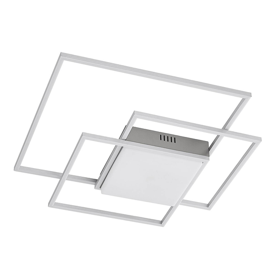 Lindby Nelinka LED-taklampa, nickel, dimbar