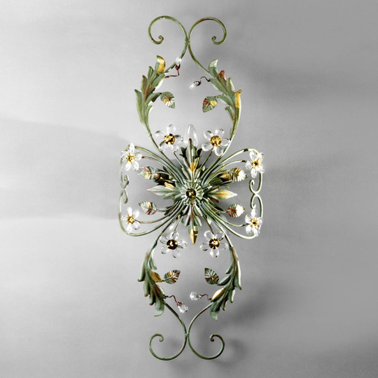 Grön blominspirerad taklampa ALESSANDRIA