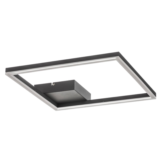 LED-taklampa Bard, 42 x 42 cm, antracit