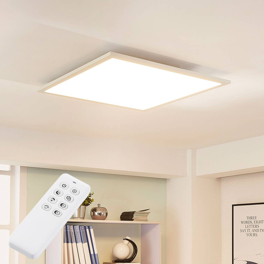 Arcchio Lysander LED-panel, CCT, 62 cm, vit