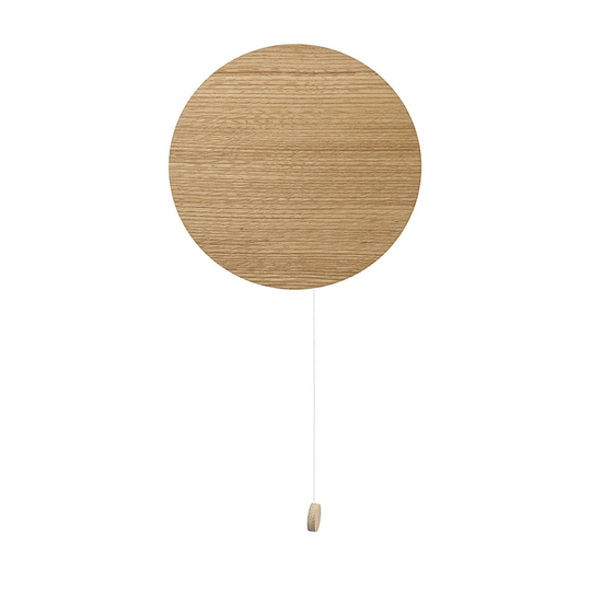 Vägglampa Minimal av ekträ