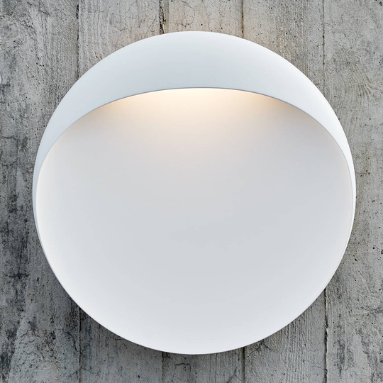 Louis Poulsen Flindt vägglampa Ø30cm vit 2700K