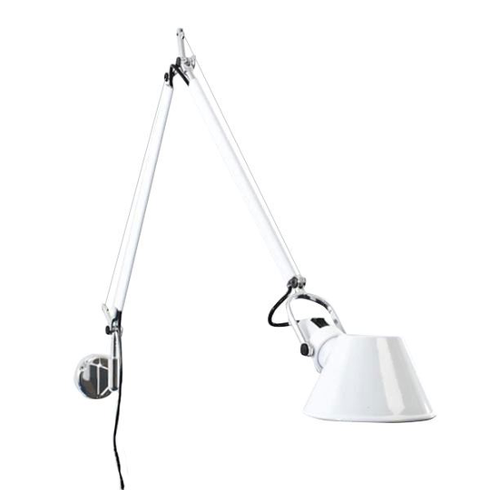 Artemide Tolomeo Vägglampa Vit