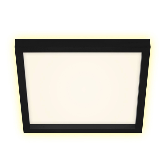 LED-taklampa 7362, 29 x 29 cm, svart