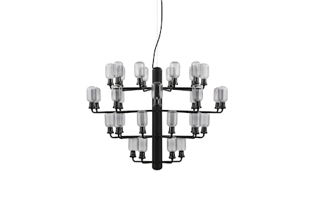 Amp Chandelier Taklampa Large EU Rök/Svart