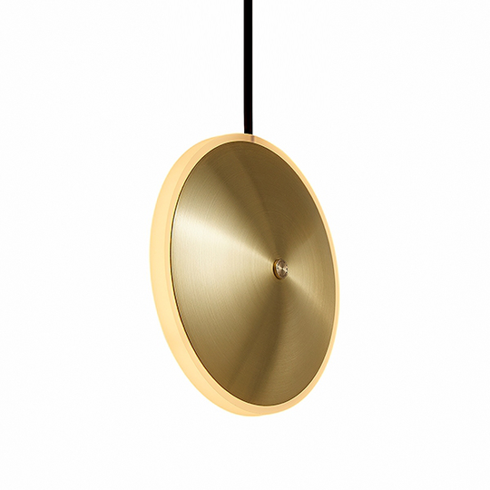 Graypants Chrona Dish 6 Vertical Taklampa Mässing