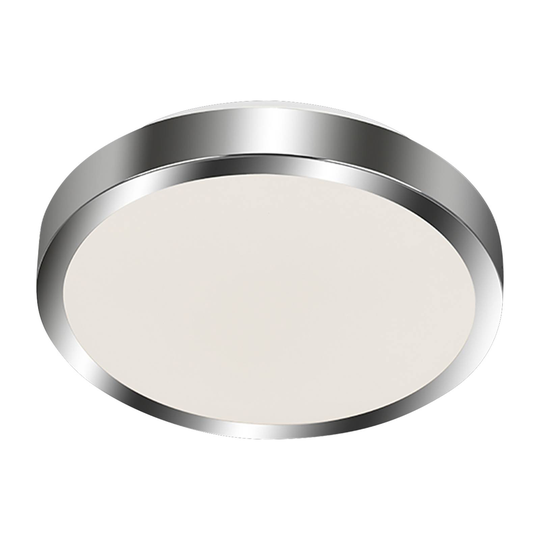 LED-taklampa Bano Splash IP44 krom 4 000 K
