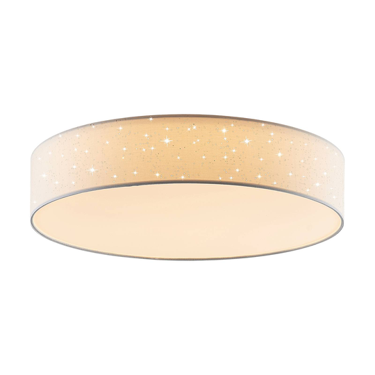 Lindby Ellamina LED-taklampa, 60 cm, vit