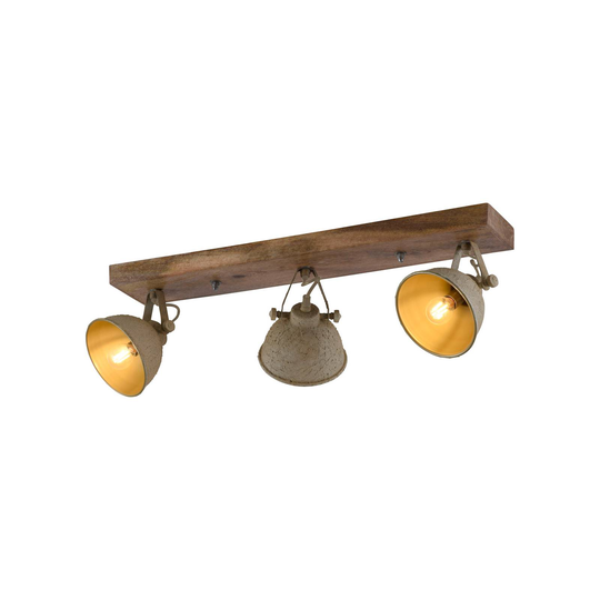 Vägglampa Samia, skärm roterbar, 3 lampor