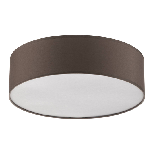 Taklampa Rondo, Ø 38 cm, brun