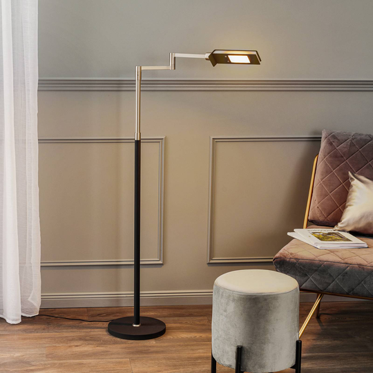 Rothfels Quendrim LED-golvlampa svart nickel