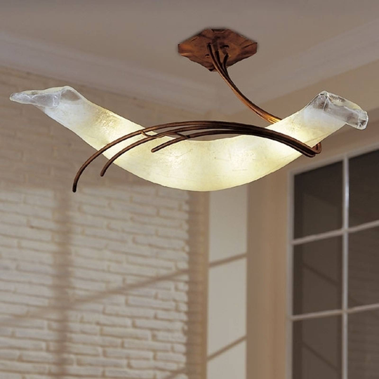 Designertaklampa ROMA 30, kopparröd