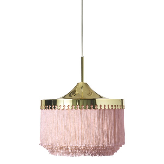 Warm Nordic Fringe Taklampa Ø30 Pale Rosa