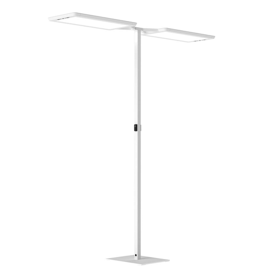LED-golvlampa Yara.double VTL, BT, LTX, vit