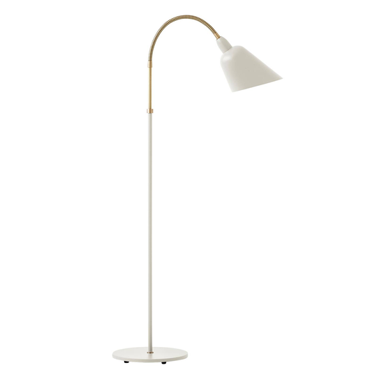 &Tradition Bellevue AJ7 golvlampa vit/mässing