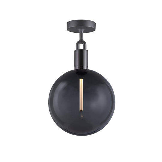 Buster + Punch Forked gunmetal/glas rök Ø 29cm