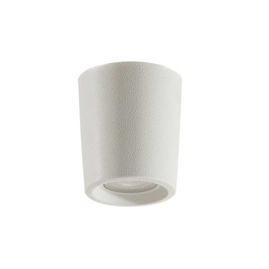 Ytmonterad downlight Livia Ø6 cm vit/frostad