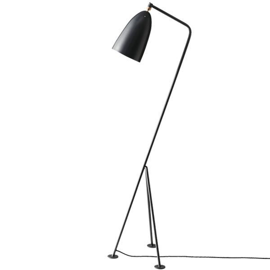 GUBI Grossman Collection Gräshoppa Golvlampa Antracit Grå