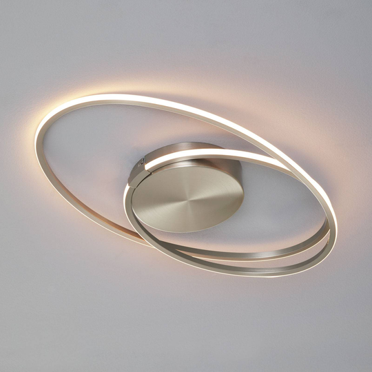 LED-taklampa Ophelia, stål