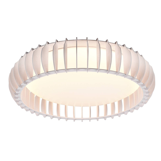 LED-taklampa Monte CCT, Ø 60 cm, vit