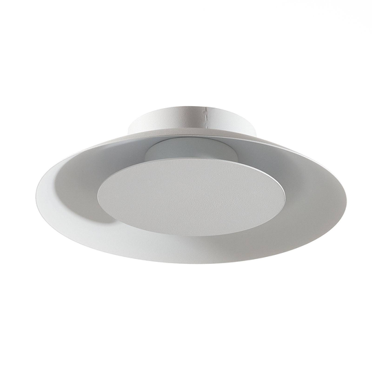 LED-taklampa Foskal i vitt, Ø 21,5 cm
