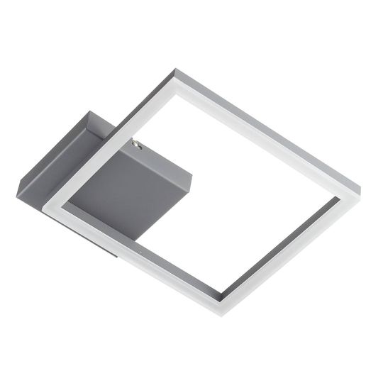 LED-taklampa Bard, 27 x 27 cm, antracit