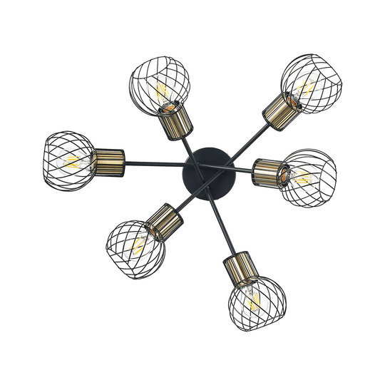 Lindby Cornel takspotlight, 6 lampor