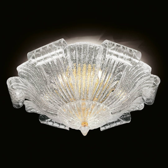 Taklampa Tartaruga av Murano-glas, 80 cm