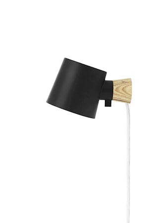 Rise Vägglampa EU Svart