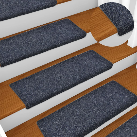 vidaXL Trappstegsmattor 10 st antracit 65x25 cm brodyr