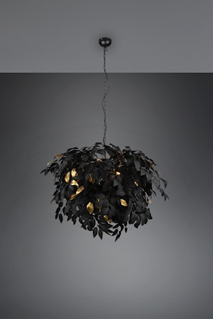 Leavy Taklampa 70 cm 4xE14 Svart